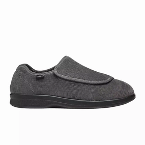 All-day Comfort Propet Cush N Foot Slipper (Men) - Slate Corduroy
