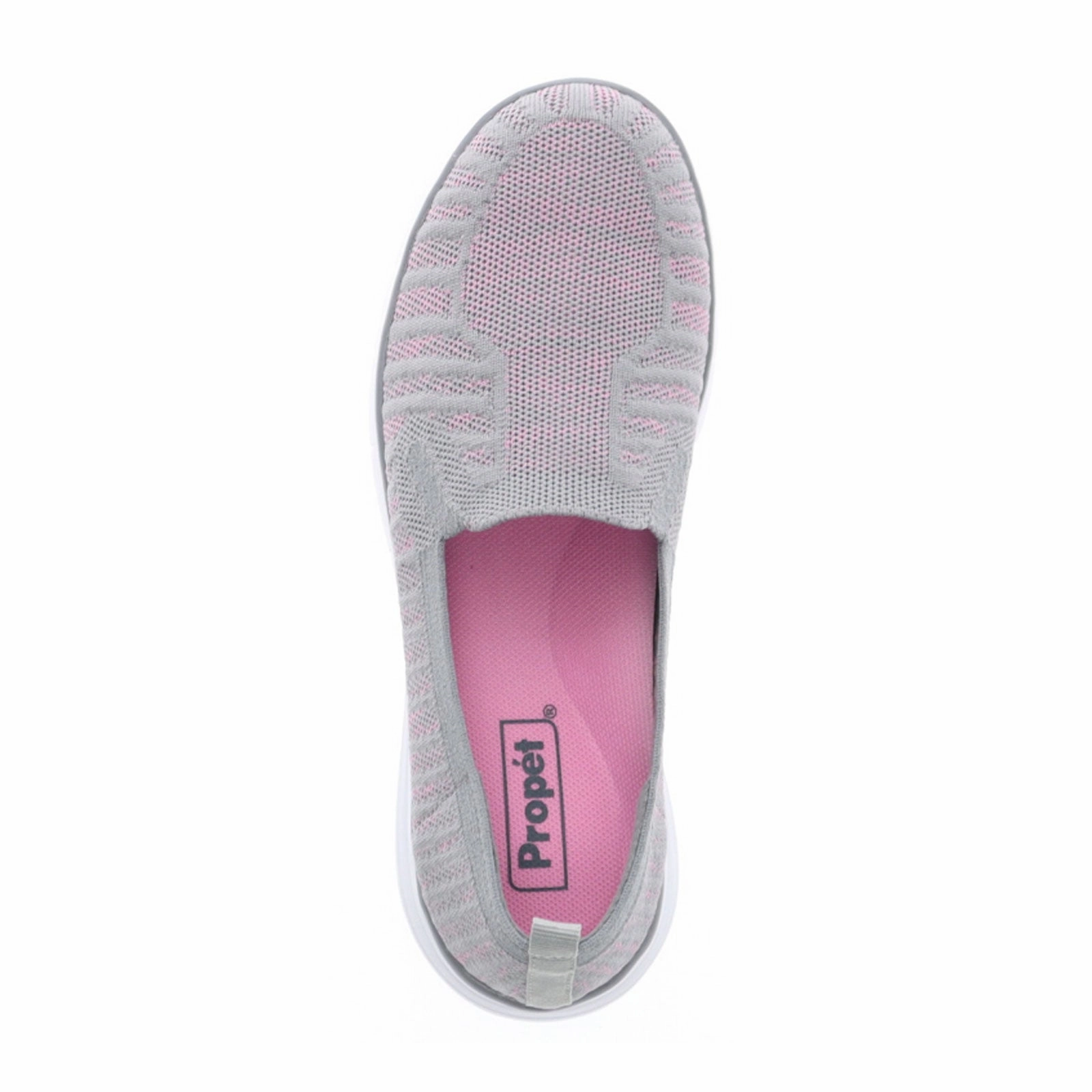 Love Soft Layered Comfort Propet TravelFit Slip On (Women) - Grey/Pink