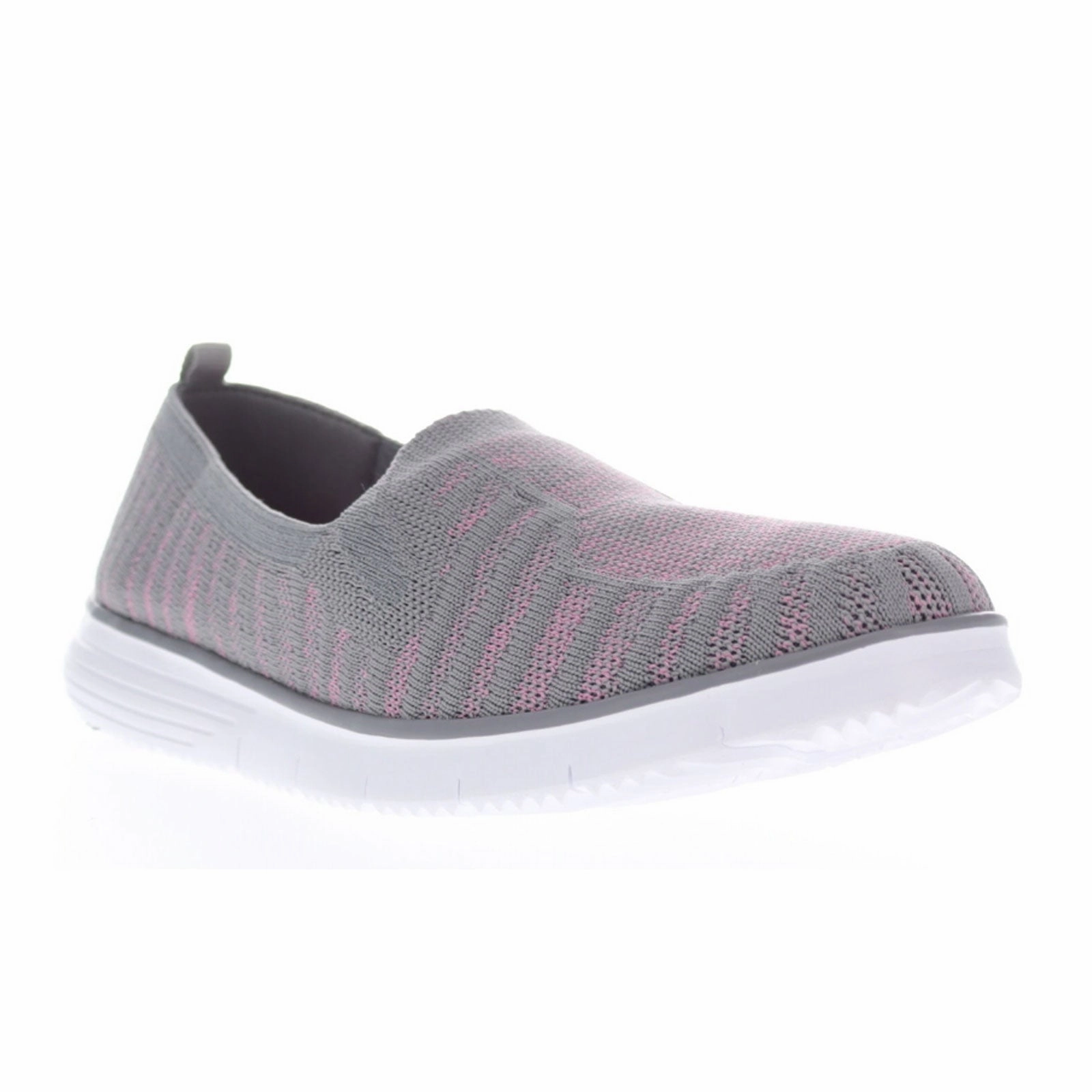 Propet TravelFit Slip On (Women) - Grey/Pink Chic Fit Wear Kind Glow