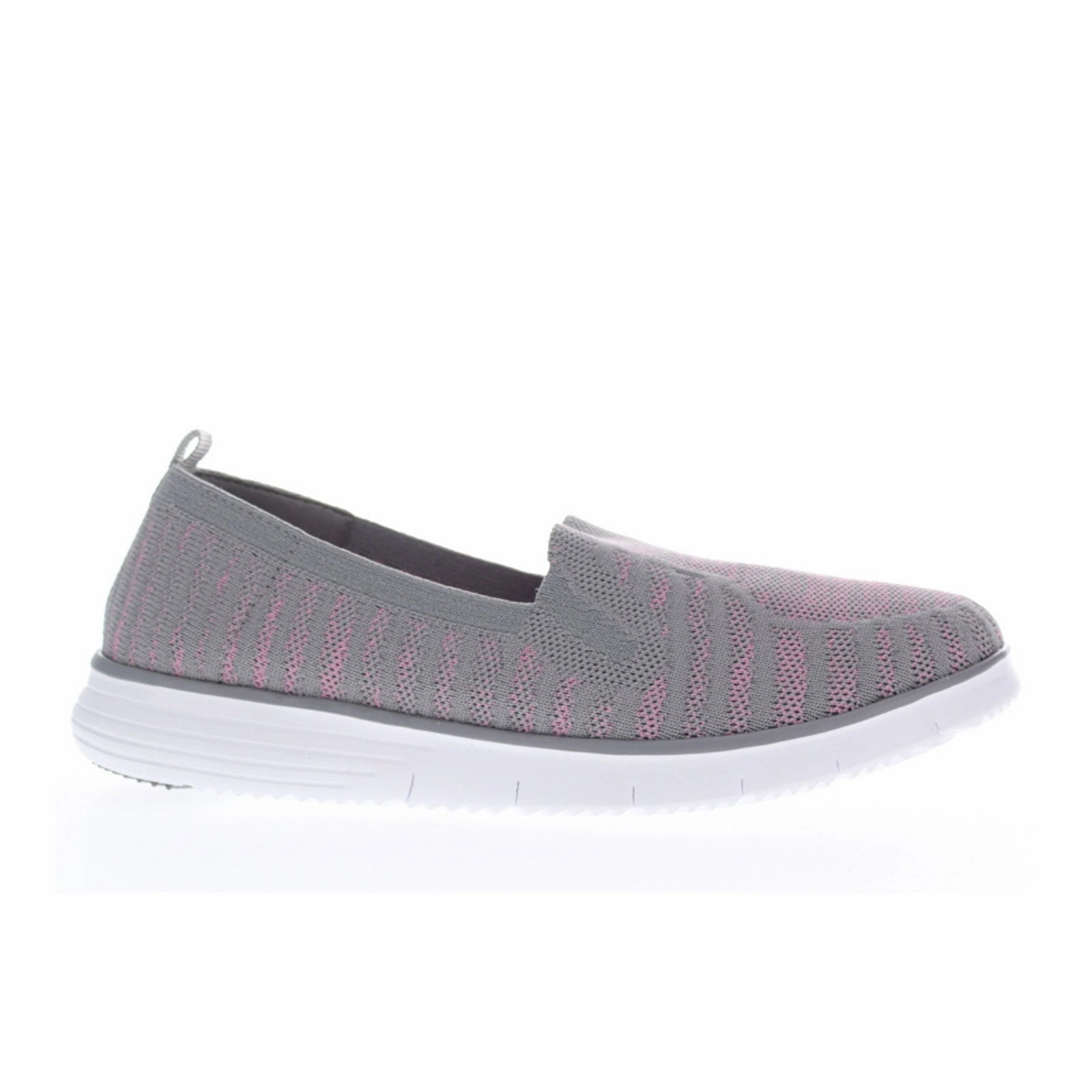 Propet TravelFit Slip On (Women) - Grey/Pink Fashionable outfit for outings Basic Warm
