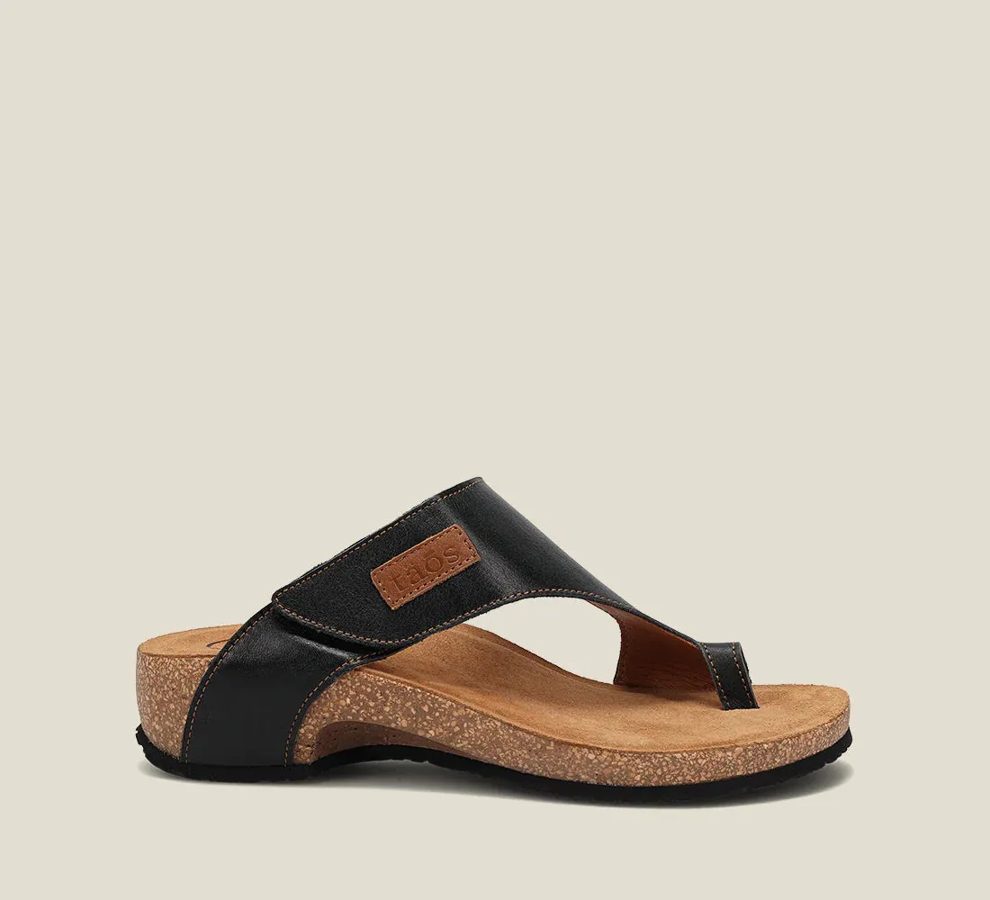 TAOS LOOP SANDAL - BLACK palette