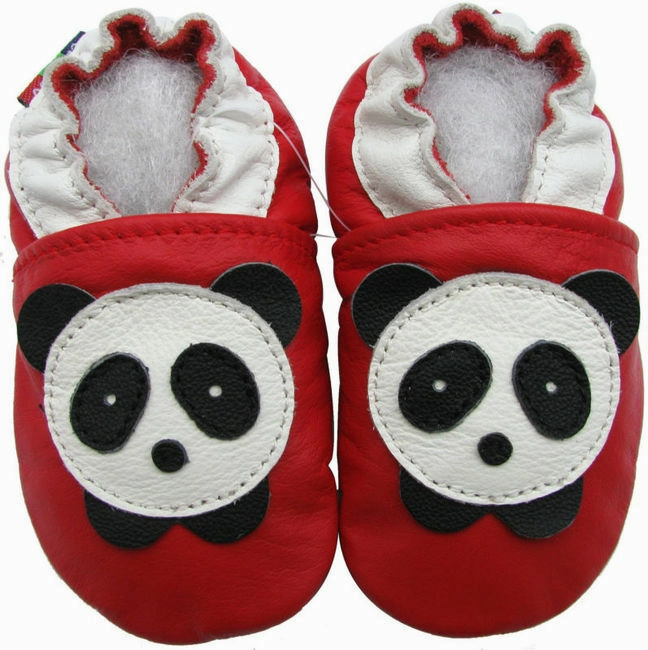 Panda Red up to 6 Years Old Slip Resistant Tread Luxurious lining