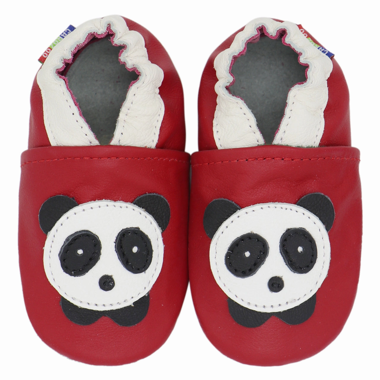 zip Vegan Panda Red up to 6 Years Old