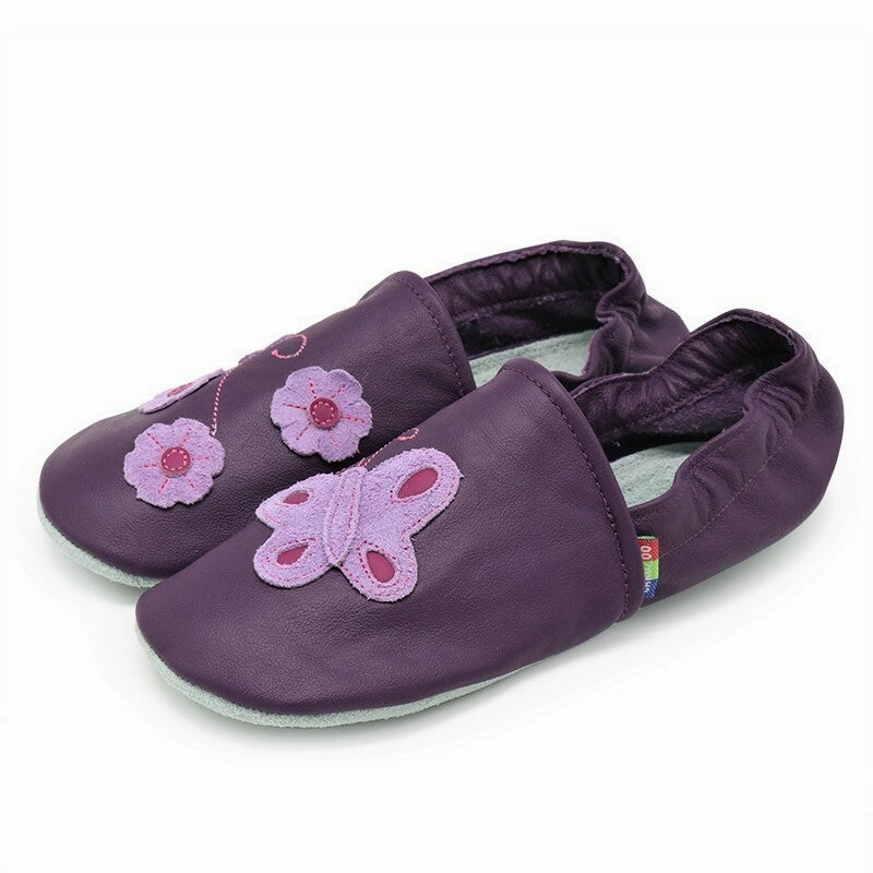 Wide-fit Purple Butterfly Flower Parent-Child Matching shoes