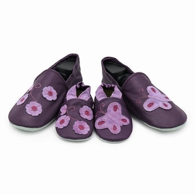 Purple Butterfly Flower Parent-Child Matching shoes Superior ease geometric