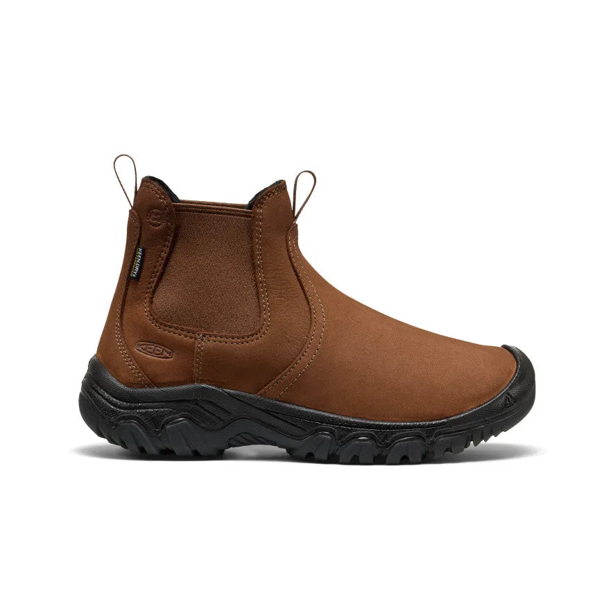 Winter Footwear Snow Trail Walking Women's Greta II Waterproof Chelsea  |  Bison/Black