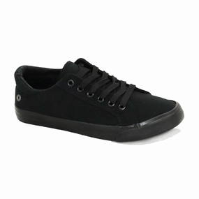 Tensile Weave Technology Women's Black Canvas Sneakers Zephers FS5930