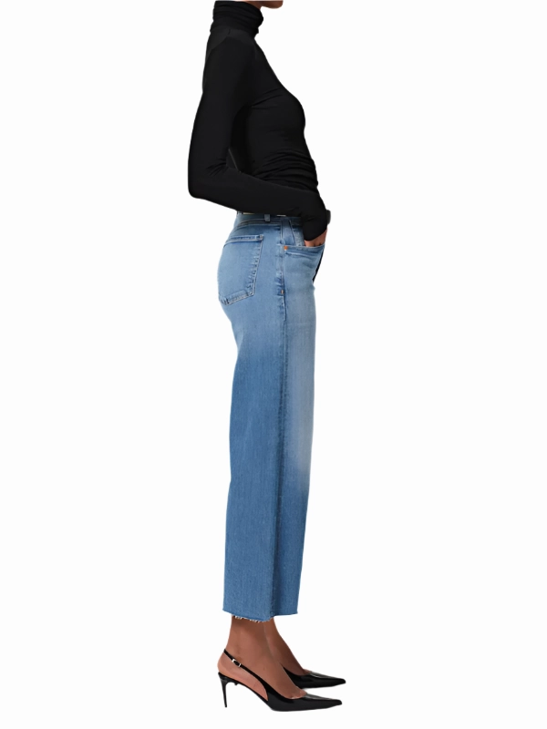 Casual Trousers Lyra Wide Leg Crop in Bhodi