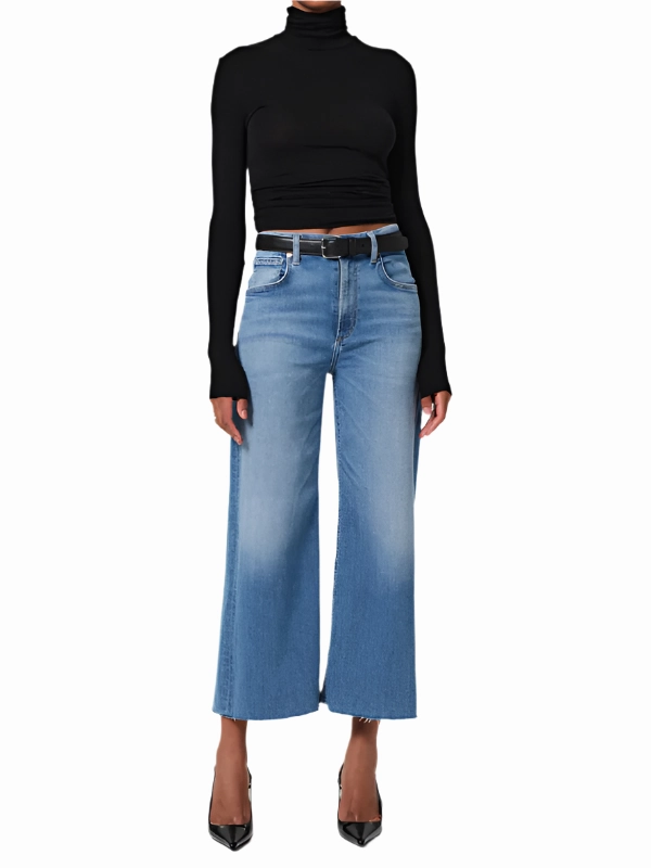 Suburb Ease Lyra Wide Leg Crop in Bhodi