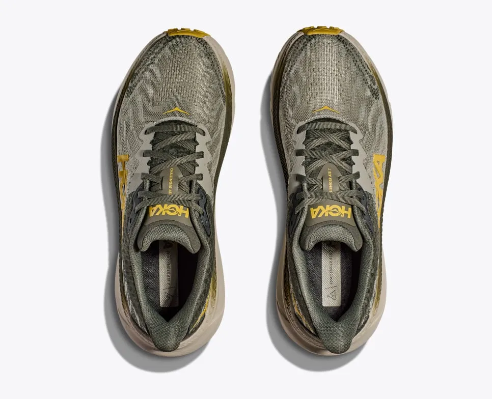 HOKA MENS CHALLENGER 7 - OLIVE HAZE / FOREST horseback riding bodybuilders' stability