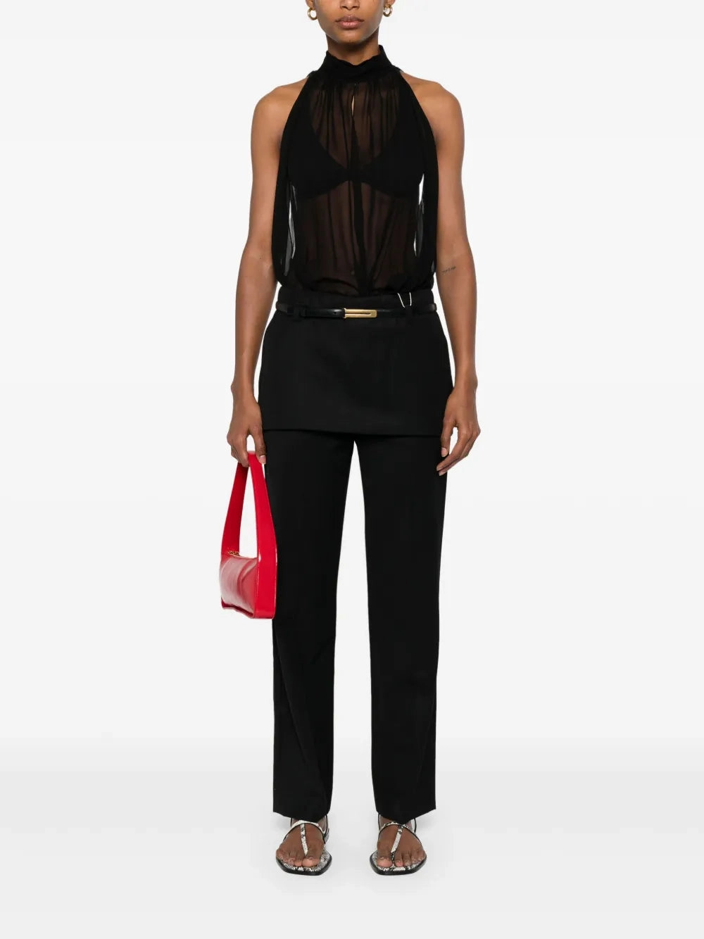 Skirt Trouser in Black Noble Grace Legend Glow