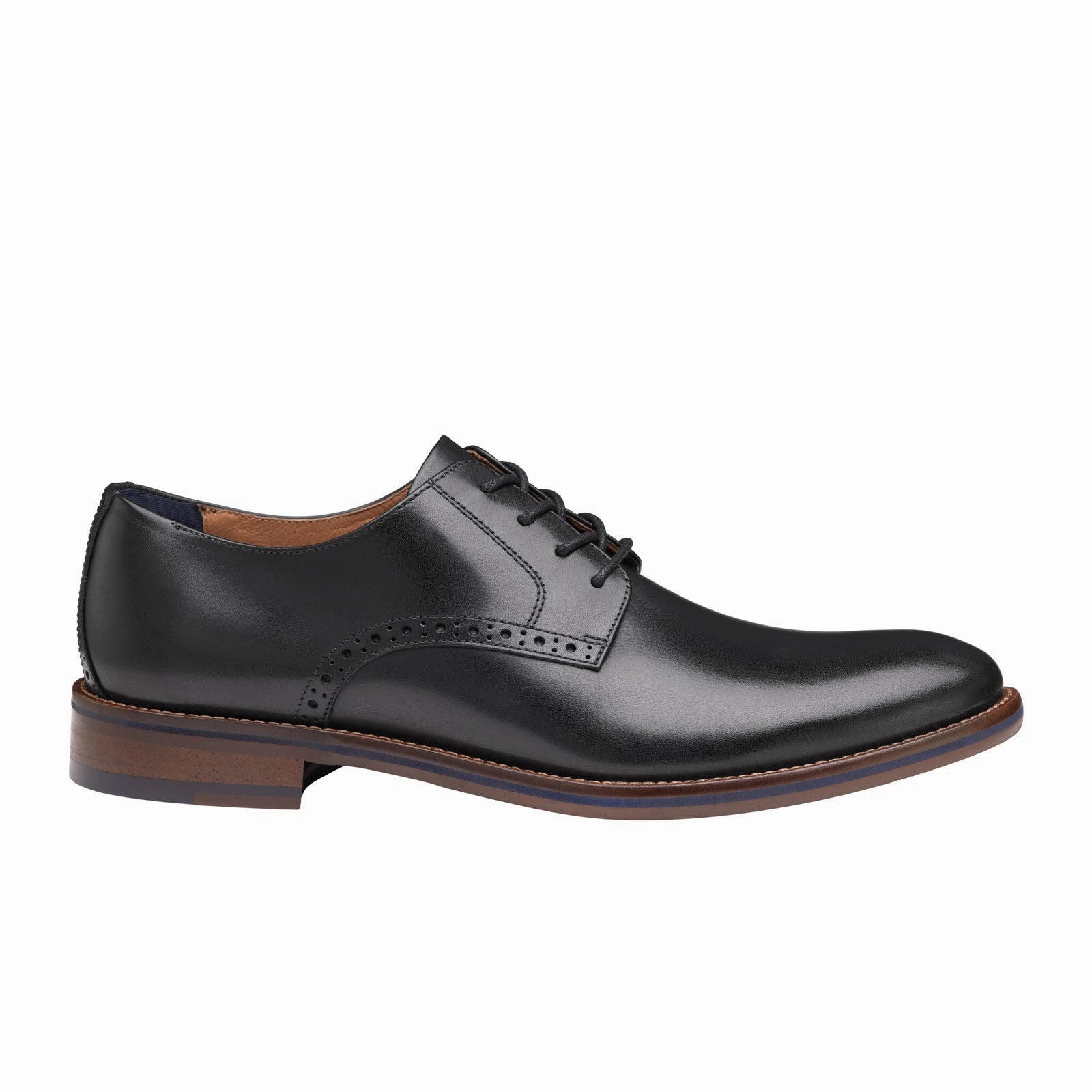 Relax Layers Cloud Light Johnston & Murphy Conard 2.0 Plain Toe Oxford (Men) - Black Full Grain