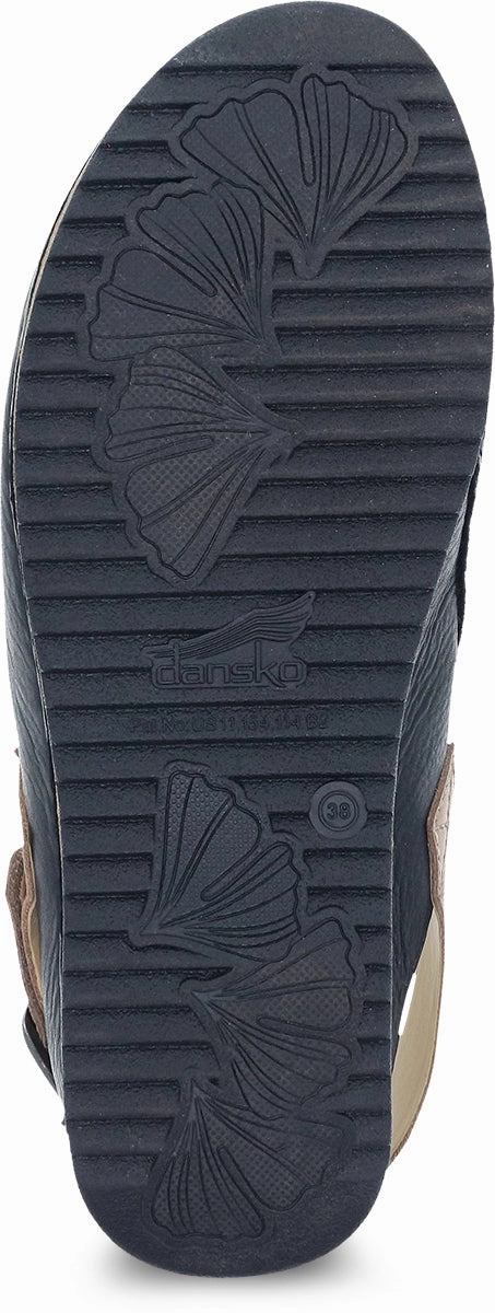 DANSKO MERRIN BLACK Relax Fit Sandal Durable Outsole Material