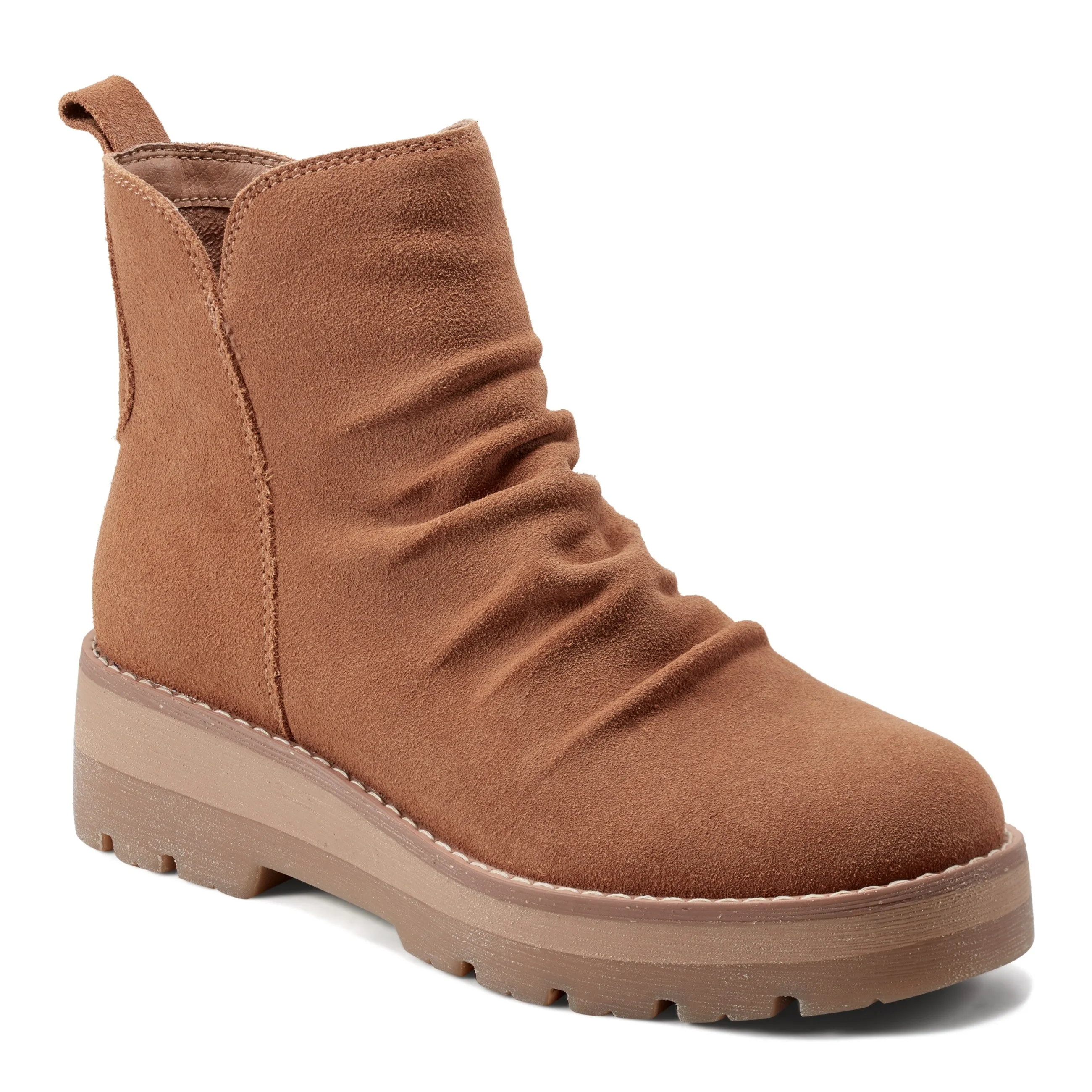 Yonder Waterproof Ruched Lug Sole Casual Booties Unbeatable fit