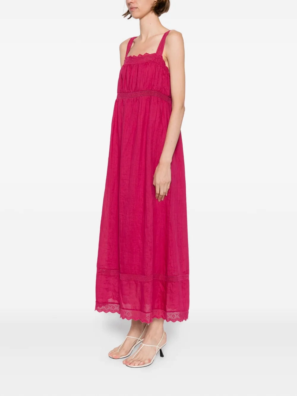 Grace Shift Dress in Dragon Fruit Wardrobe Essential