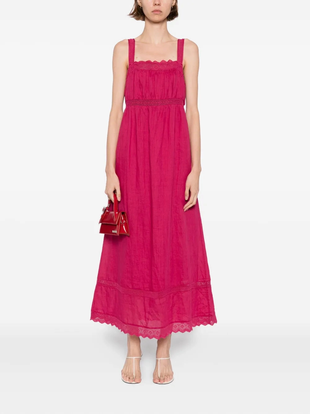 Planet Glow Grace Shift Dress in Dragon Fruit