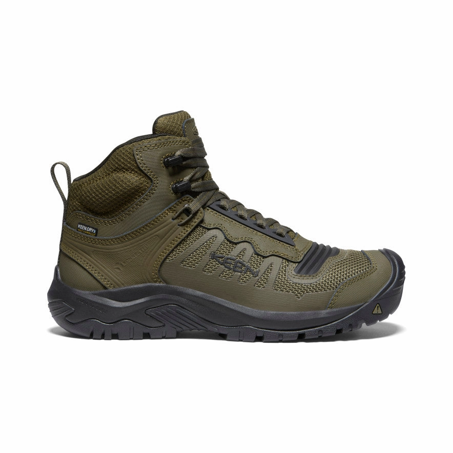 Outdoor Performance Gear Men's Reno Waterproof Mid (Soft Toe)  |  Dark Olive/Black
