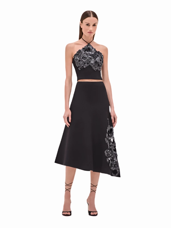 Weekend Style Winter Style Relle Top in Black