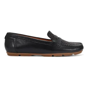 Stretch Panels Remi Almond Toe Slip-on Casual Flat Loafers
