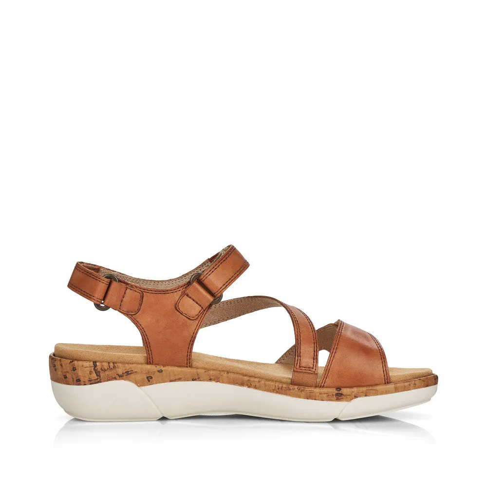 REMONTE R6850 SANDAL - BROWN Supportive shock absorption All-Day Cushioning