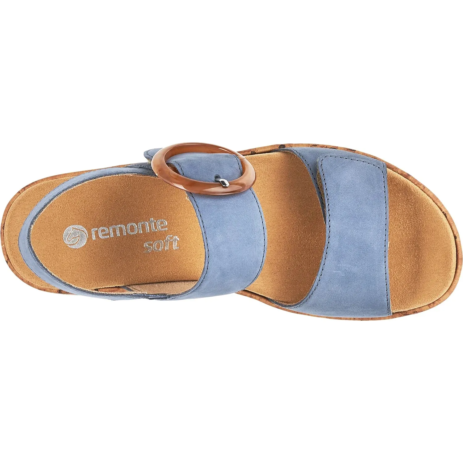 REMONTE  R6853-14 JOCELYN - JEANS BLUE School - Friendly Lightweight TPU Frame