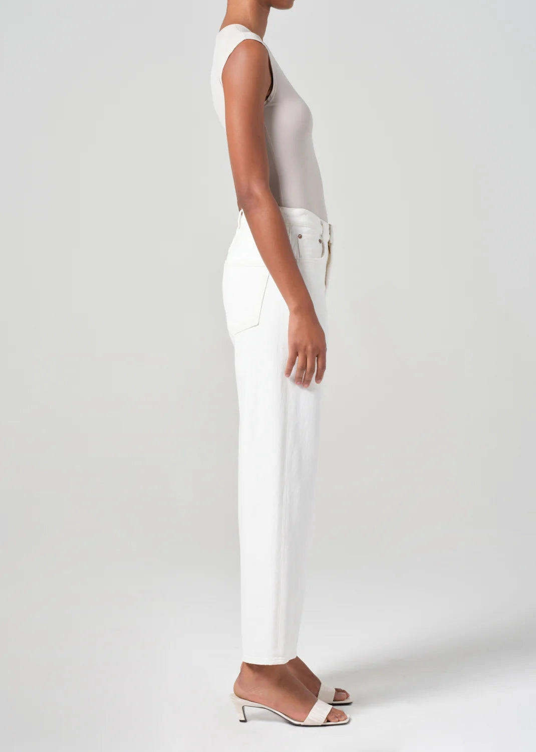 Ren Jean (Stretch) in White Wash Sophisticated Style