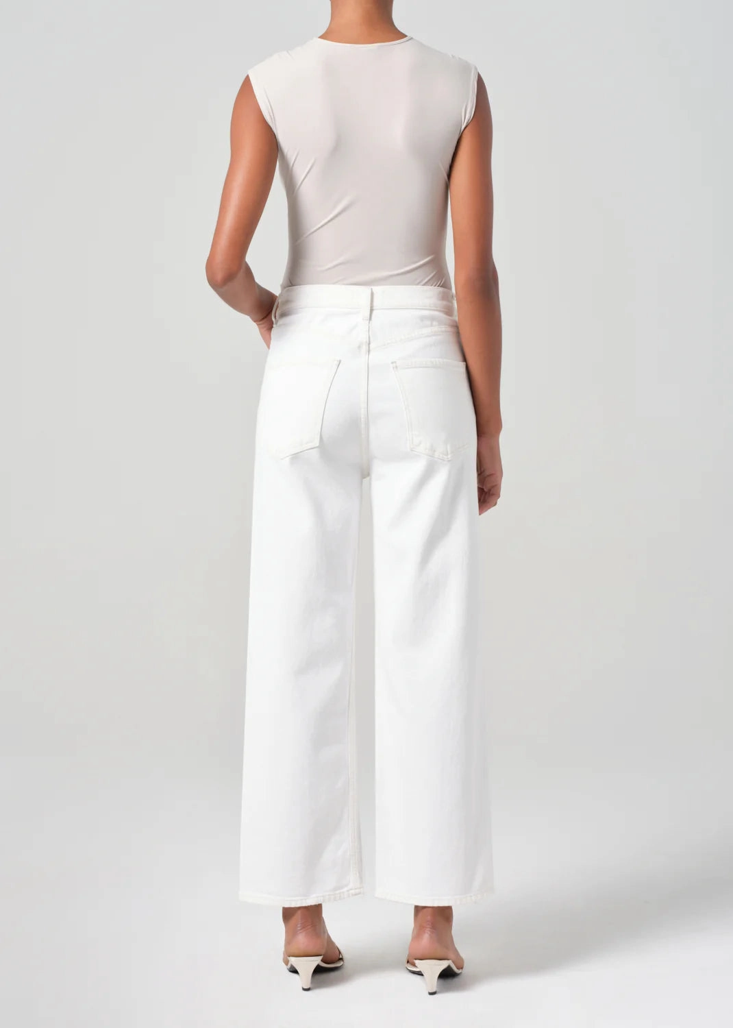 Ren Jean (Stretch) in White Wash FrictionResistantEdges SustainableYarnBlend