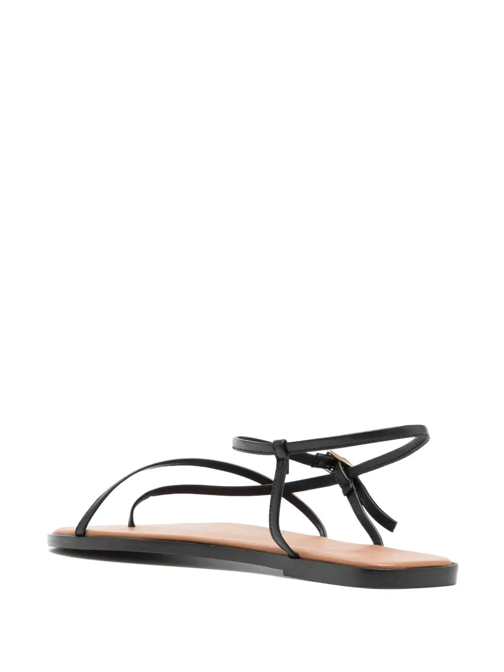 Capri Sandal in Black Signature comfort lightweight user