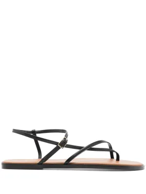 Capri Sandal in Black unisex shoes