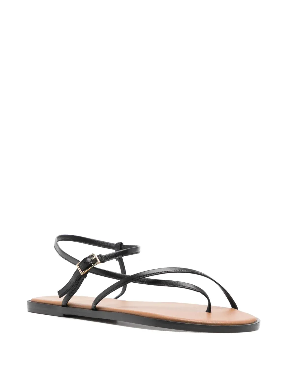Capri Sandal in Black Iconic Style silhouette