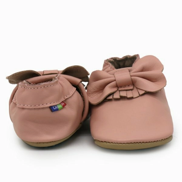 Reputable Bow Fringe Pink outdoor up to 4 Years Rubber sole