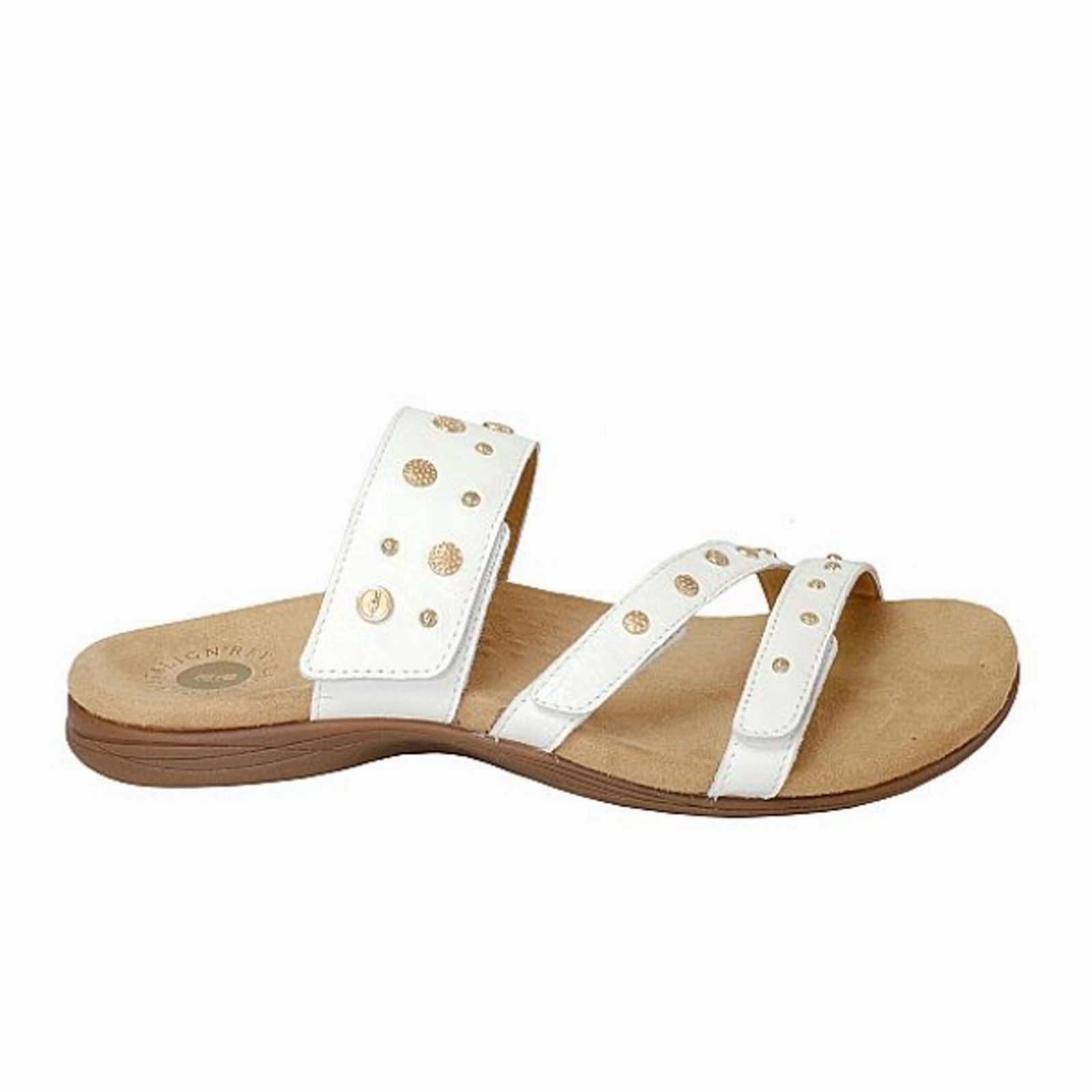 Revitalign Playa Slide Sandal (Women) - White City Essential