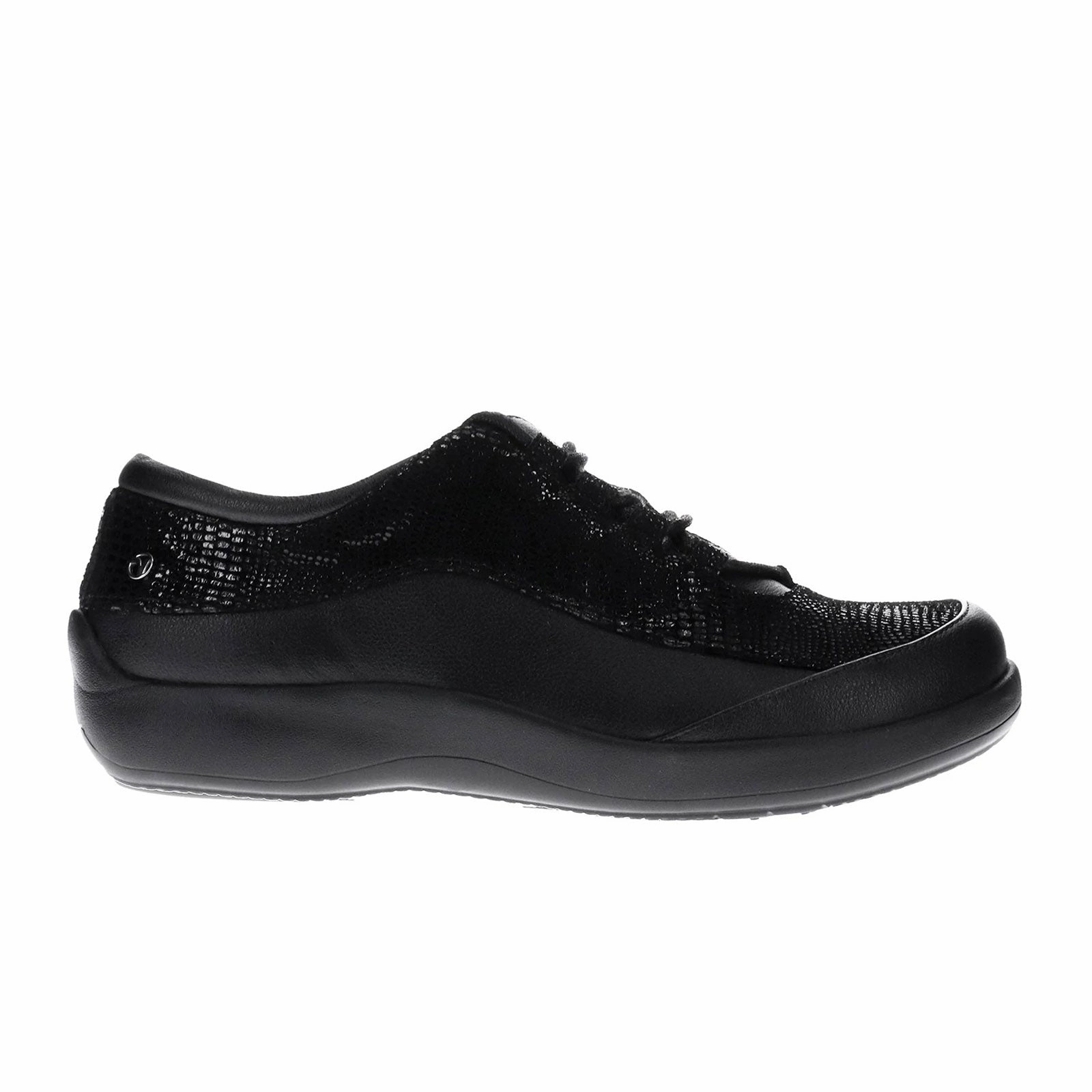 Neutral Look Revere Alberta Lace Up (Women) - Black/Black Lizard