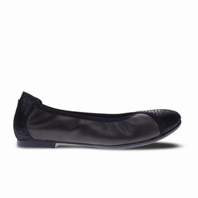 Revere Nairobi Ballet Flat (Women) - Black Lizard Fashion Option Petite friendly