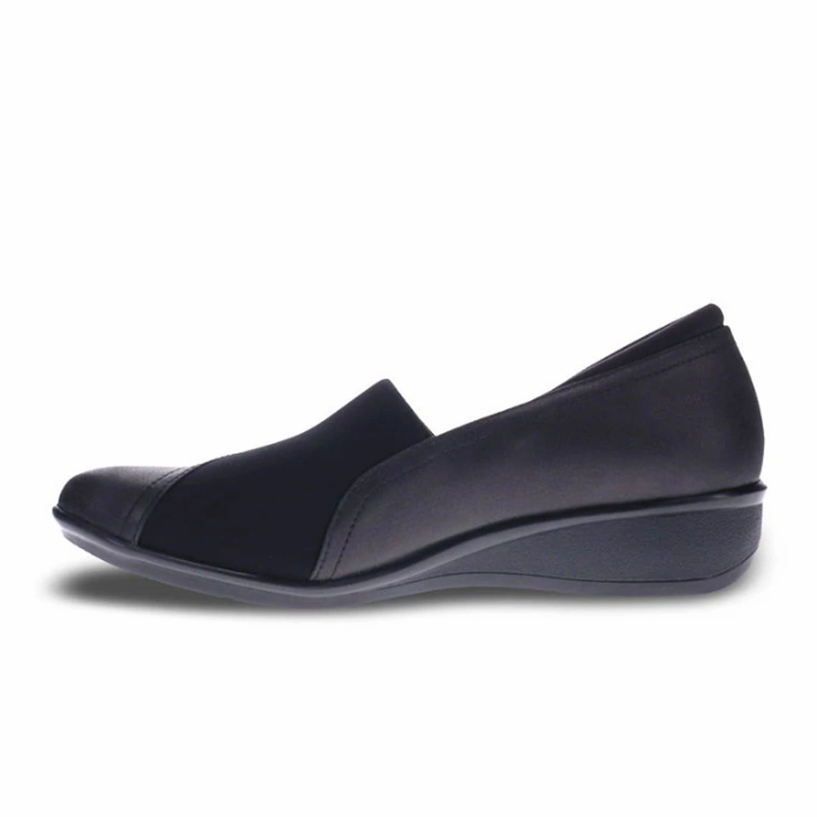 Smart Blend Modern Soft Revere Naples Stretch Loafer (Women) - Onyx
