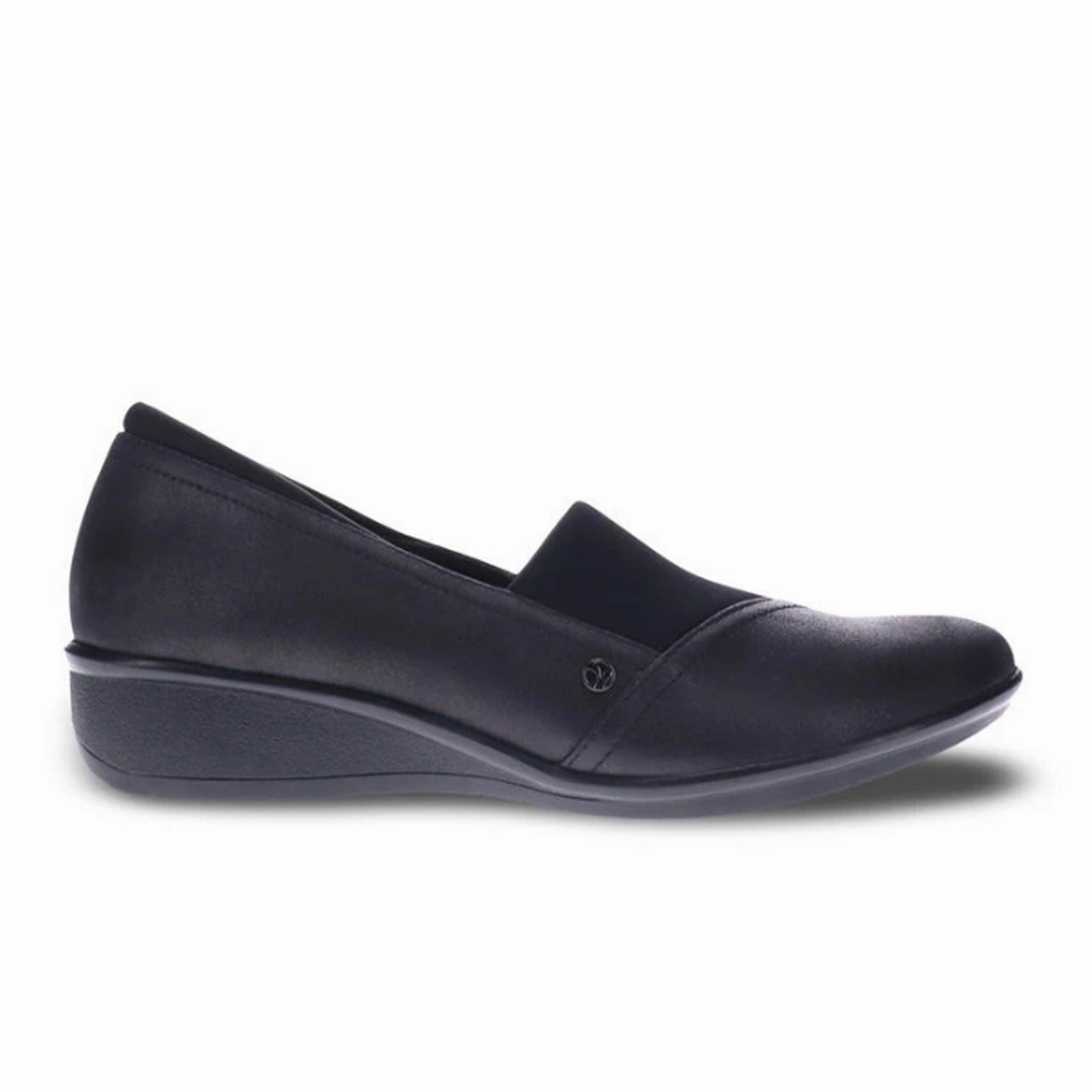 Revere Naples Stretch Loafer (Women) - Onyx Midi-Length Relaxed and Effortless