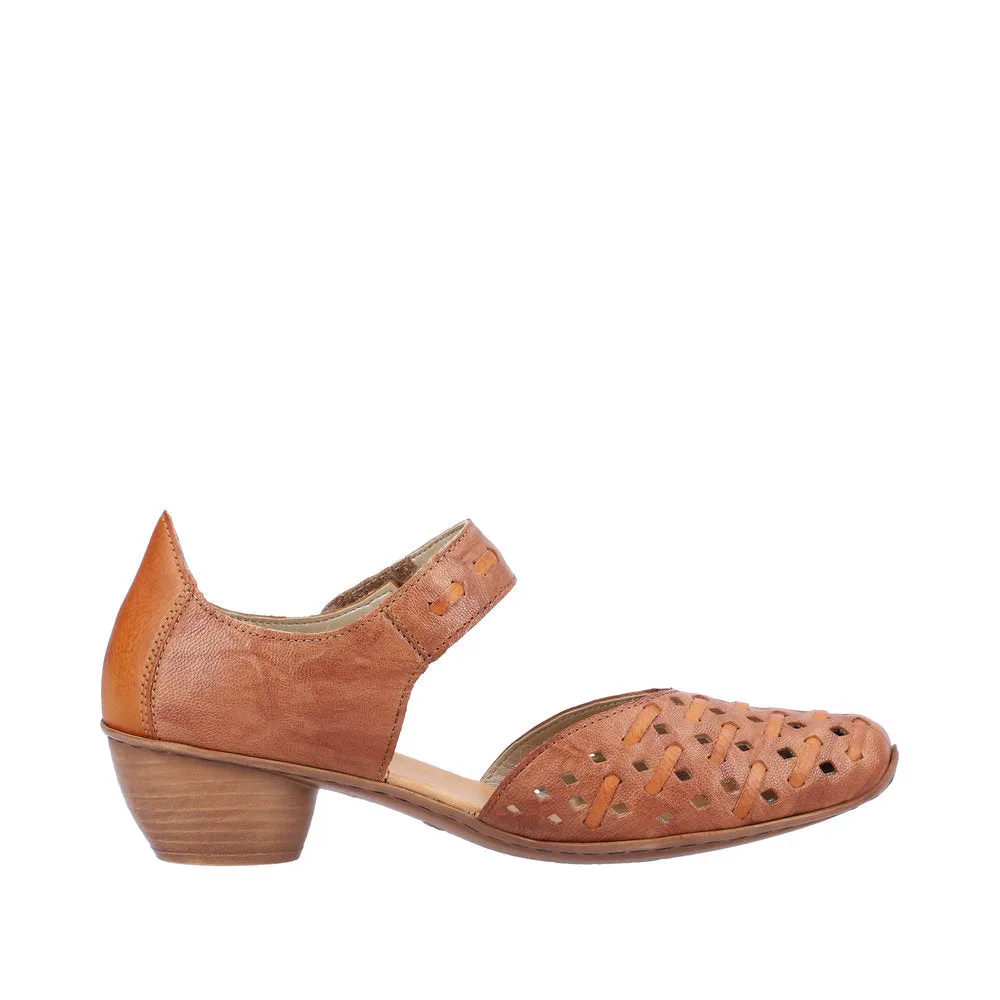 Padded materials RIEKER WOMEN'S 43770-22 SANDAL - CAYENNE