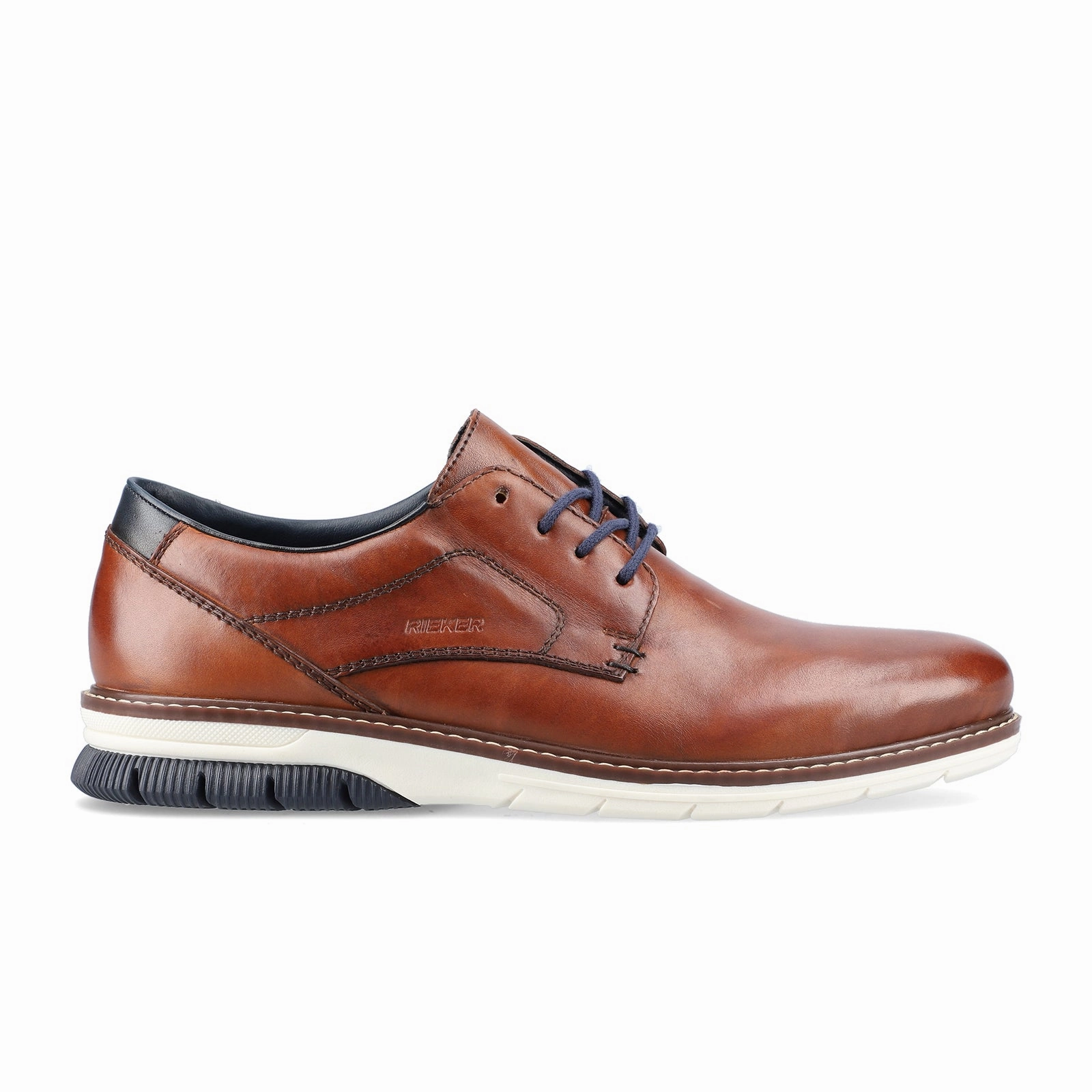 Rieker Dustin 14402-24 Oxford (Men) - Peanut/Pazifik Boxy-Style