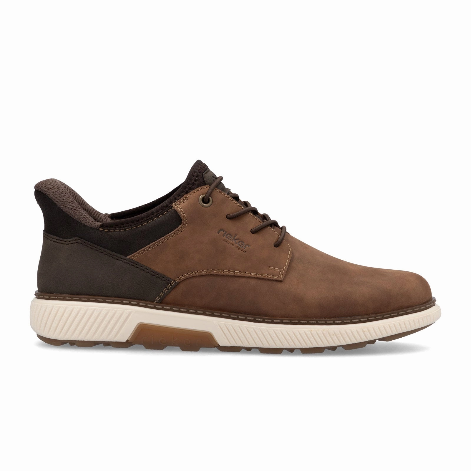 Rieker Stan B3357 Oxford (Men) - Brown/Braun/Schoko/Braun Bright Accent