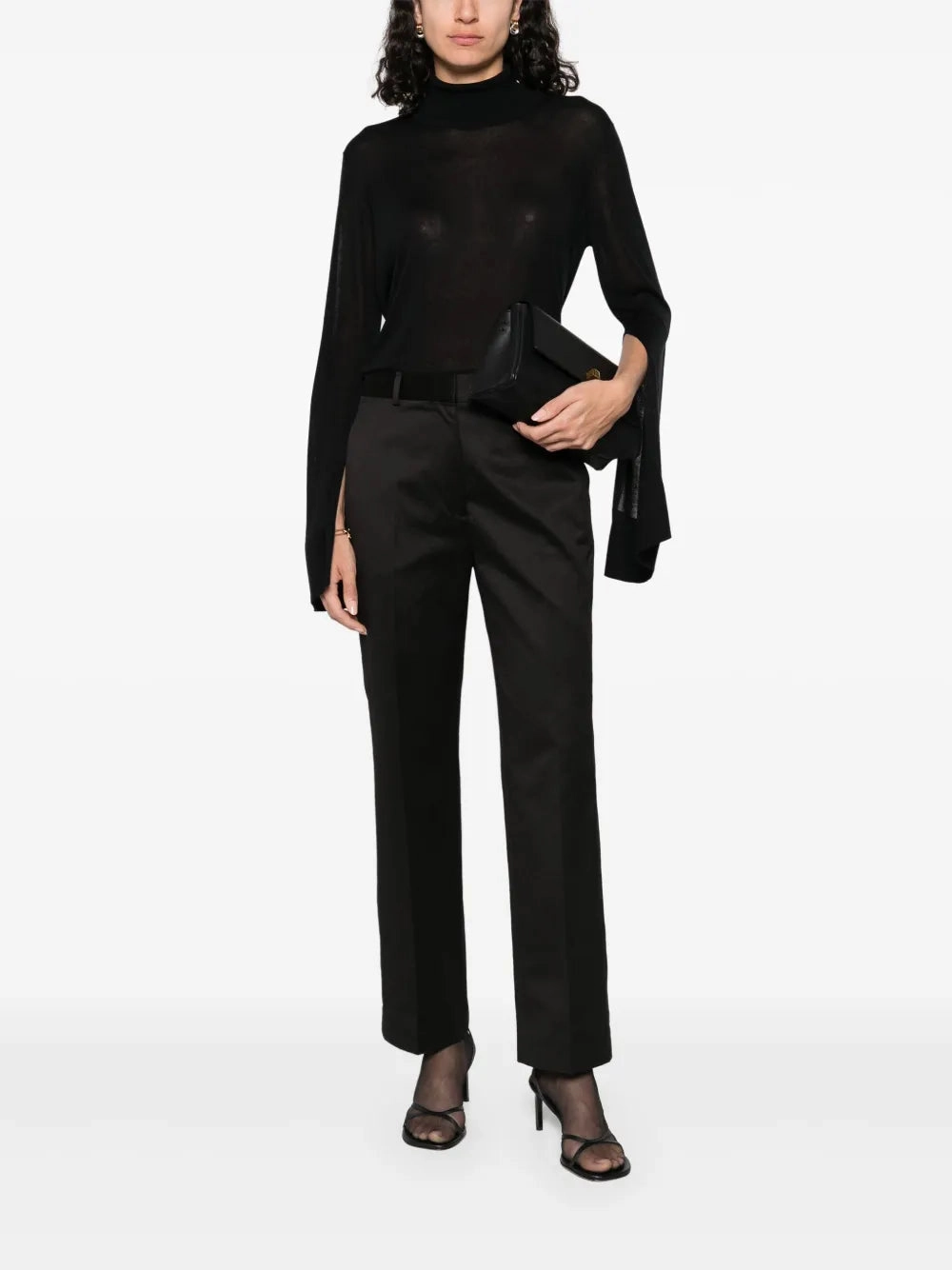 Tailored Chinos in Black Easy Wash