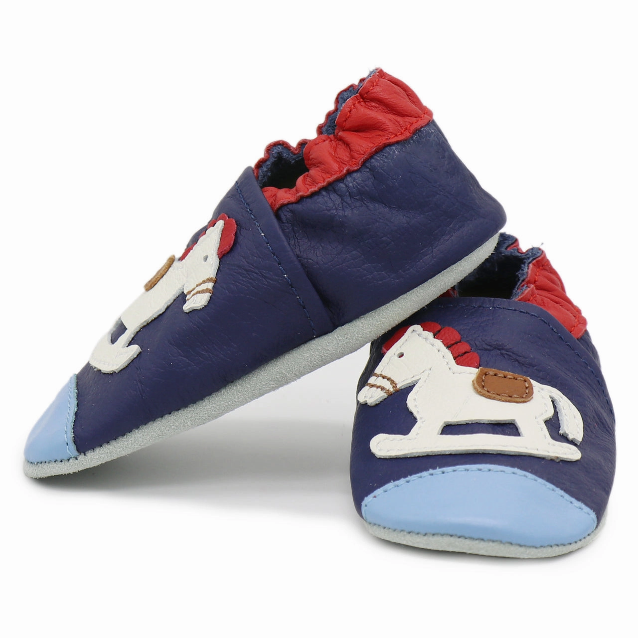 Rocking Horse Blue up to 6 Years Old Adjustable Heel Strap