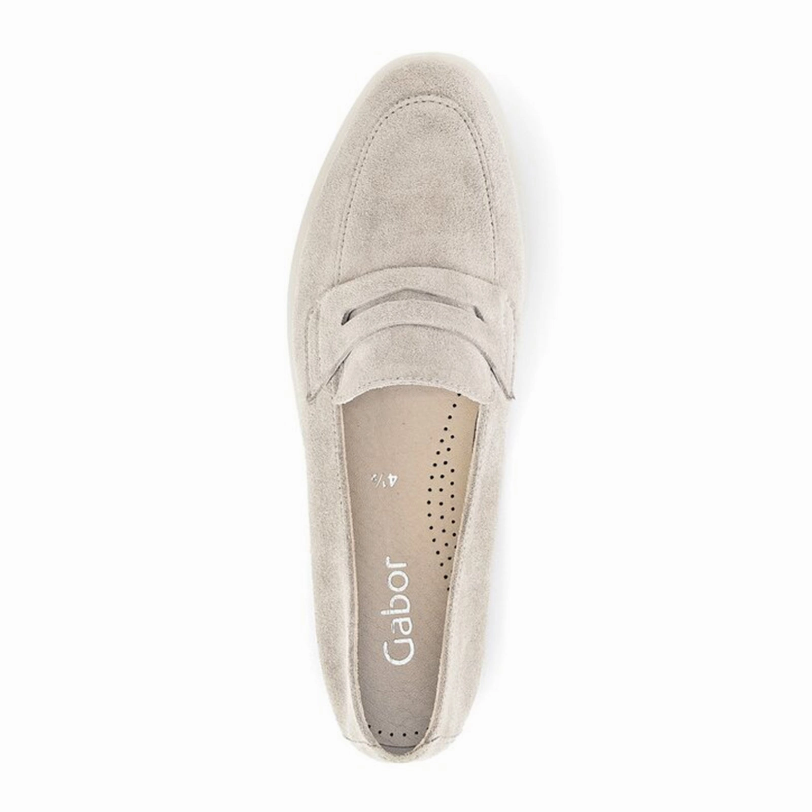 Layering-Piece Smooth Detail Gabor 253 Loafer (Women) - Silk Suede