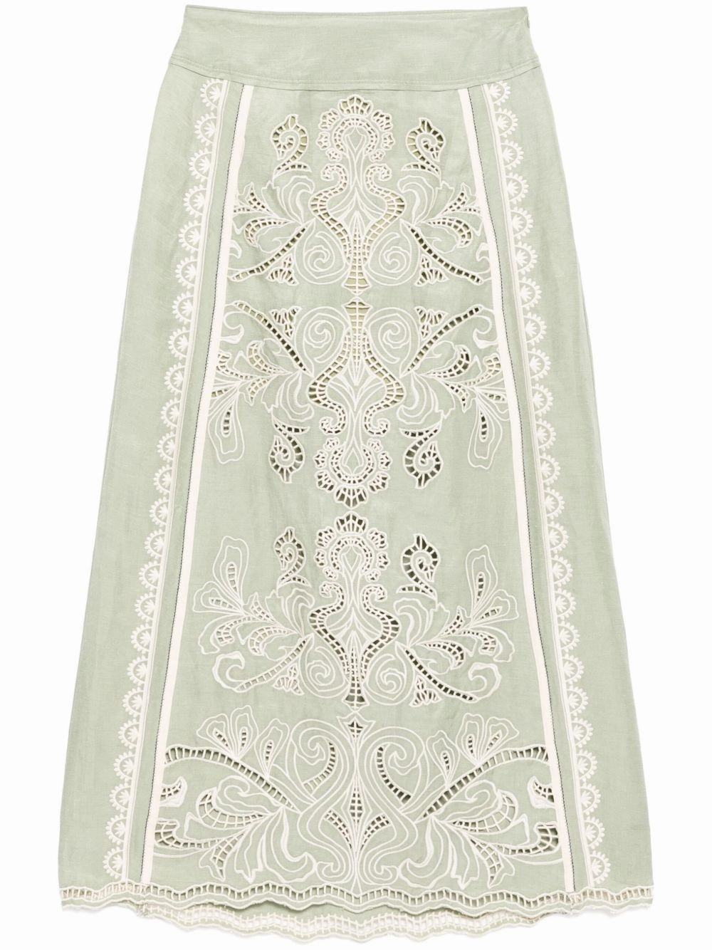 Nature Glow Casual Vibe Rosalie Skirt in Green