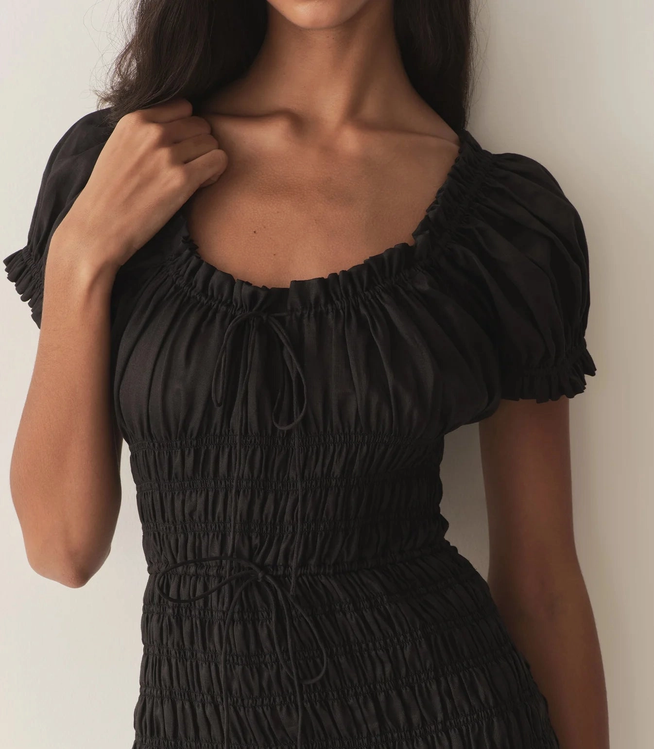 Rosalynn Dress in Black MoistureWickingTechnology