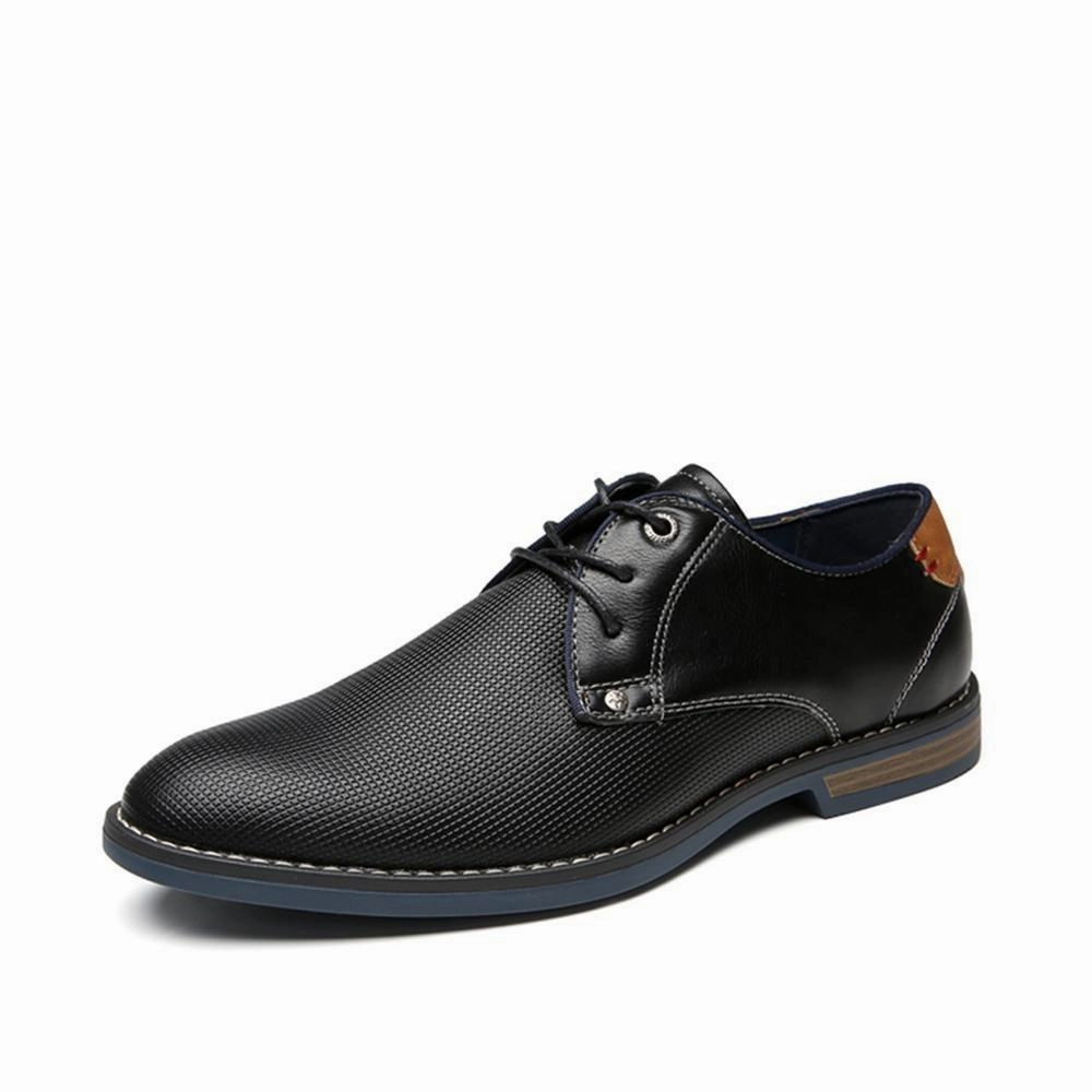 luxury - brand West Louis? Unique Pattern Classic Leather Dress Shoes