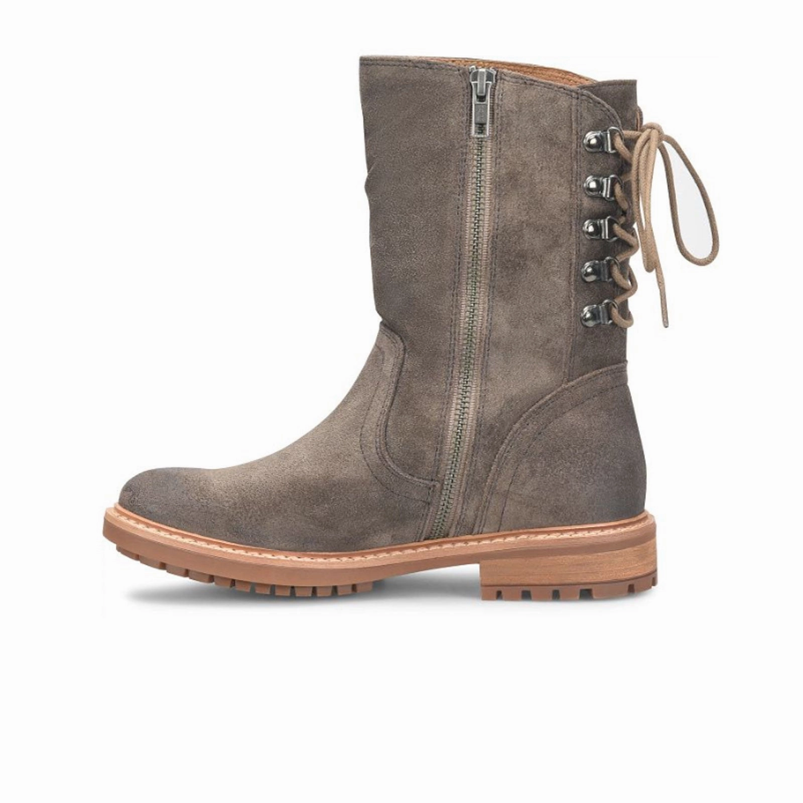 Sofft Leanna Mid Boot (Women) - Dark Taupe Modern Finish Seasonal Mood