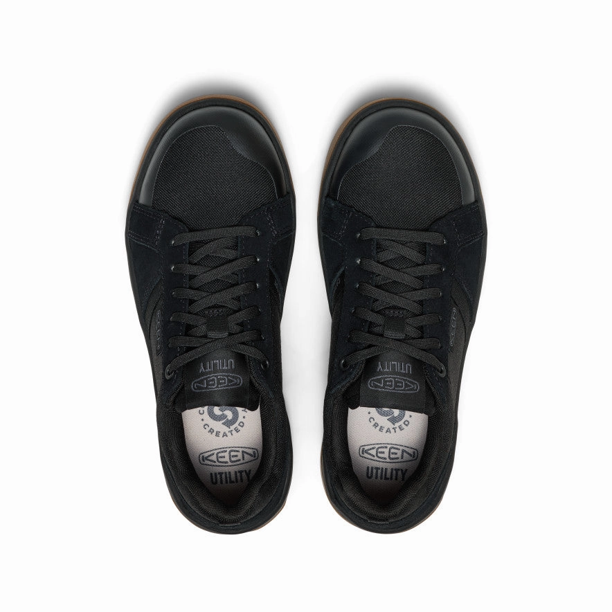 Impact-resistant Sole Women's Kenton Work Shoe (Carbon Toe)  |  Black/Gum