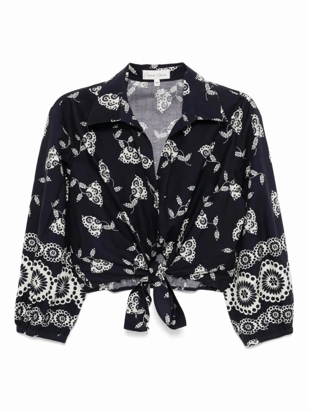 Rumson Top in Floret Evening Blue Focus Fit Everyday Look