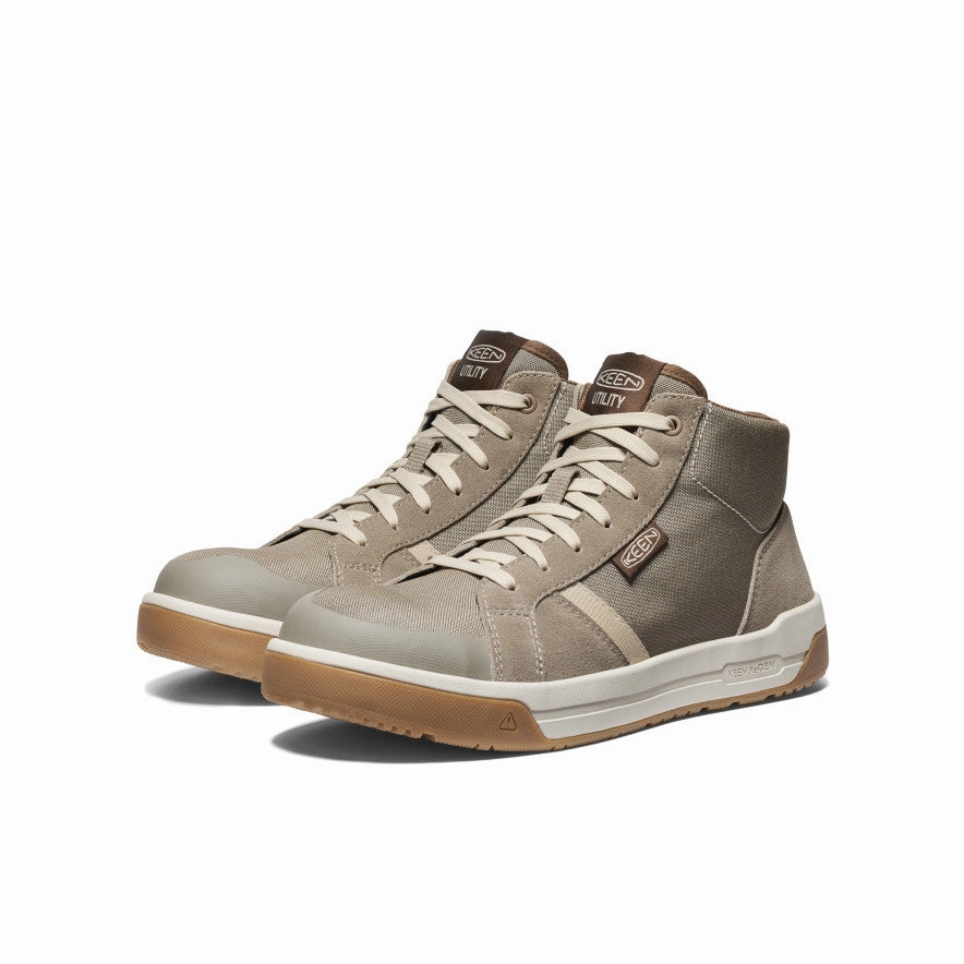 Men's Kenton Mid Work Shoe (Carbon Toe)  |  Brindle/Gum Comfort Padding Shoes