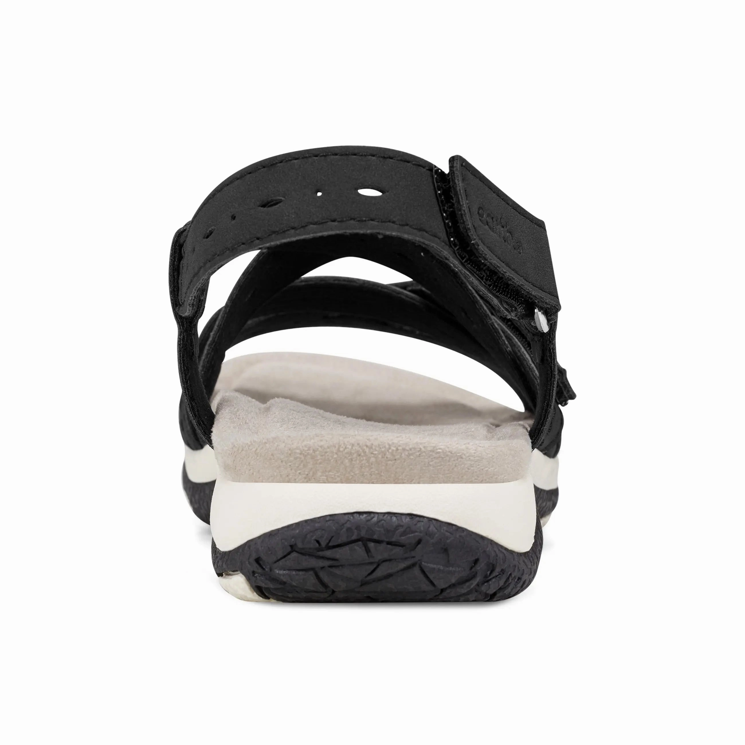 Slip-resistant support Samsin Round Toe Strappy Casual Flat Sandals